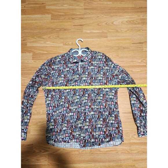 Au Noir Long Sleeves Men Shirt Size 7 Pre-Owned - Picture 6 of 9